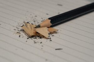 crayon feuille