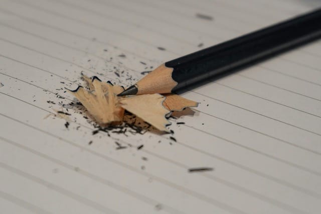 crayon feuille